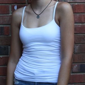 Solid White Camisole Top